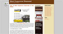 Desktop Screenshot of mostexpensivediamond.org